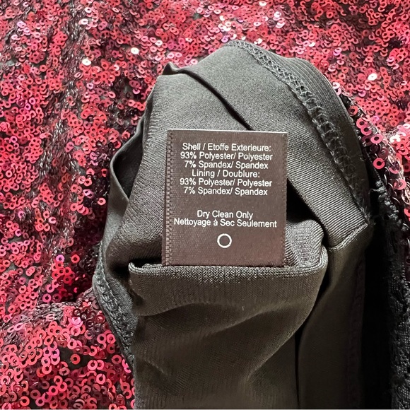 Dress the Population Red Sequin Cocktail Dress - Picture 9 of 12